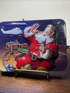 Vintage Coca-Cola Tin w/ Set of 2 Decks Playing Cards